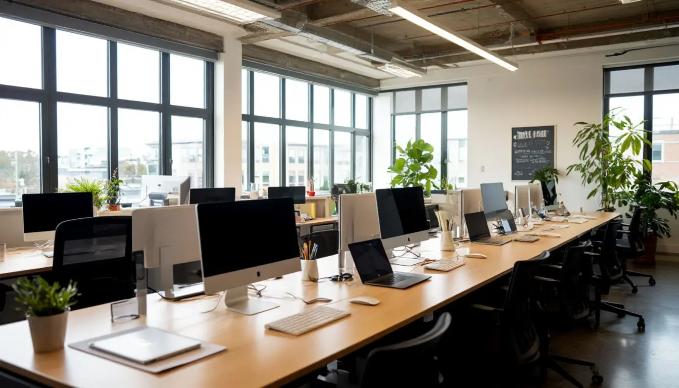 Professionisti in un ambiente di lavoro collaborativo